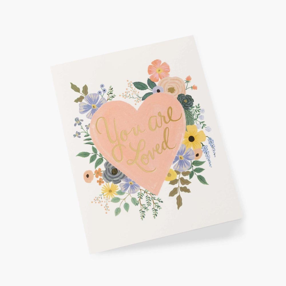 Love Postcard - You are Loved Heart - Rifle Paper Co