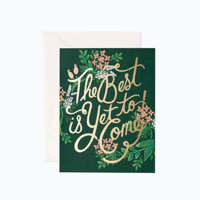The Best is Yet to Come Postcard - Rifle Paper
