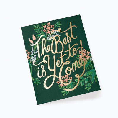 The Best is Yet to Come Postcard - Rifle Paper