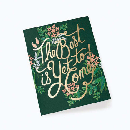 Tarjeta Postal Lo Mejor Está Por Venir - The Best is Yet to Come - Rifle Paper