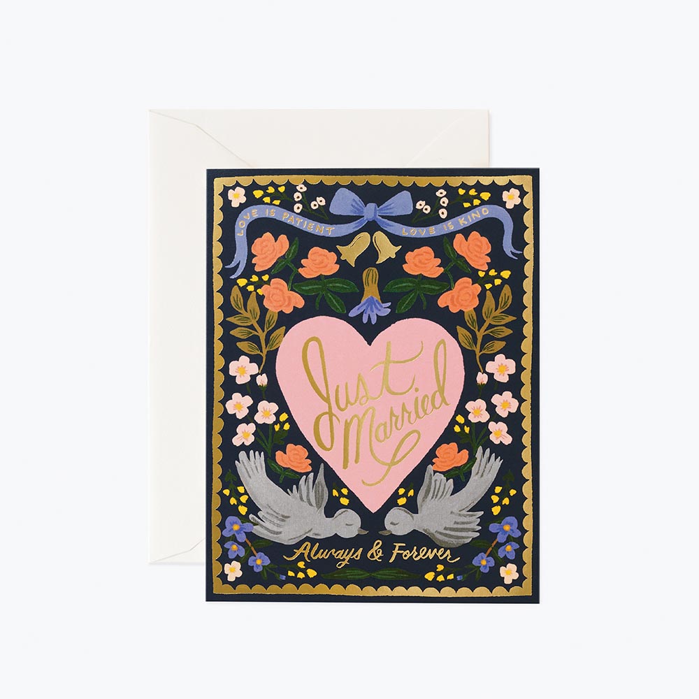 Tarjeta Postal Boda Love Birds - Rifle Paper Co