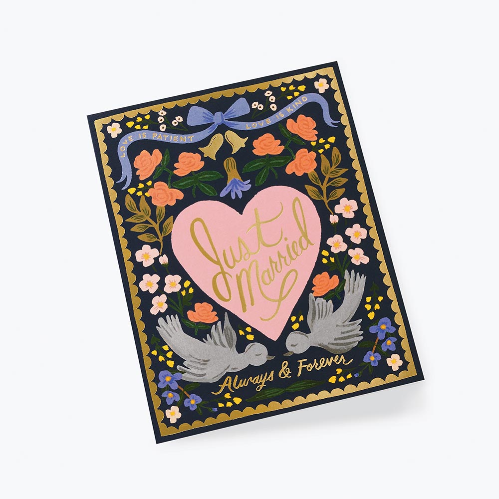 Tarjeta Postal Boda Love Birds - Rifle Paper Co