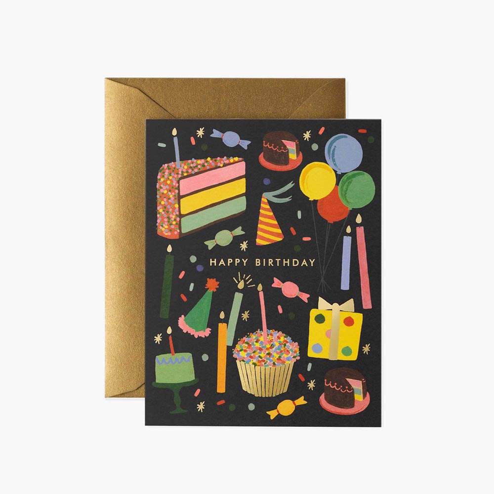 Tarjeta postal cumpleaños Birthday Treats - Rifle Paper Co