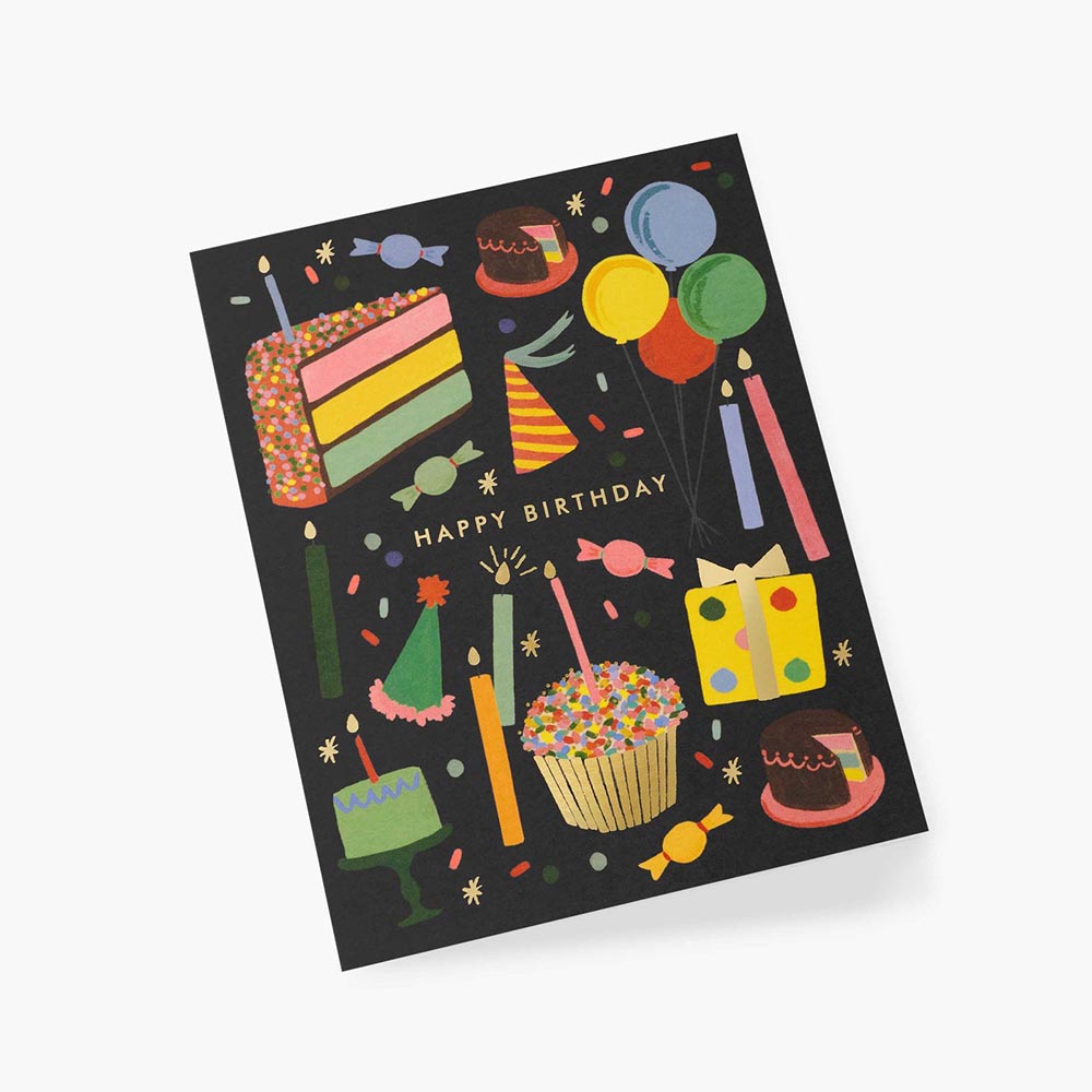 Tarjeta postal cumpleaños Birthday Treats - Rifle Paper Co