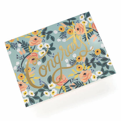 Postal Felicitación Blue Meadows Congrats - Rifle Paper