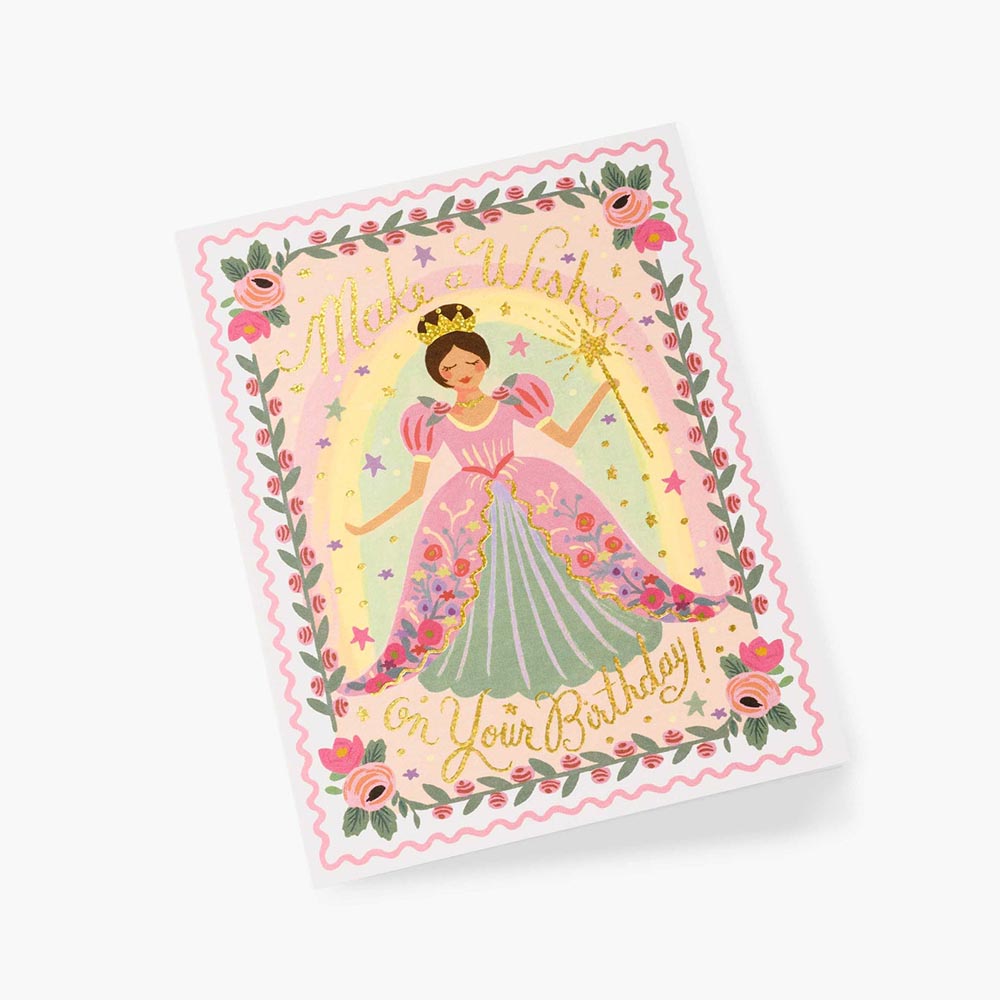 Targeta postal aniversari Princess - Rifle Paper Co