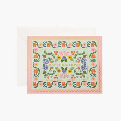 Sicily Garden Birthday Postcard - Rifle Paper Co