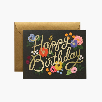 Postal felicitación cumpleaños Vintage Blossom - Rifle Paper