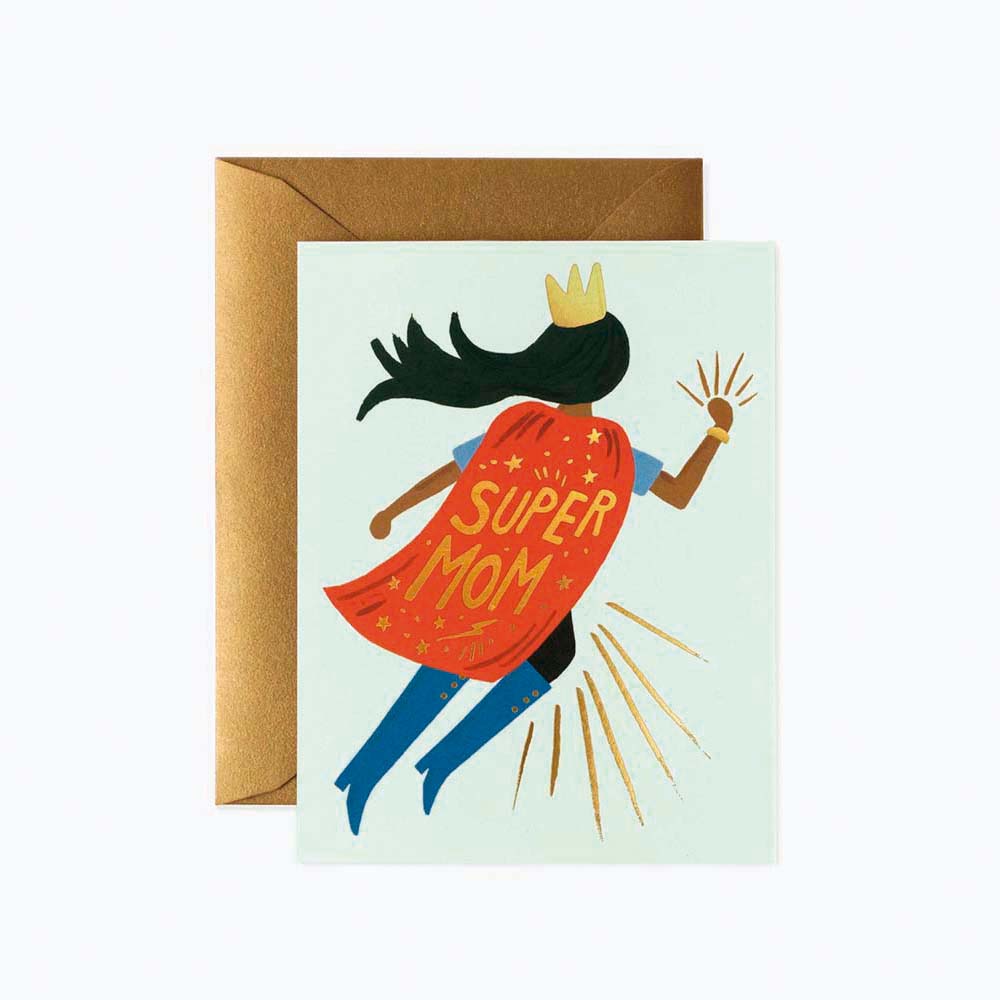 Tarjeta Postal Día de la Madre Soaring Super Mom - Rifle Paper