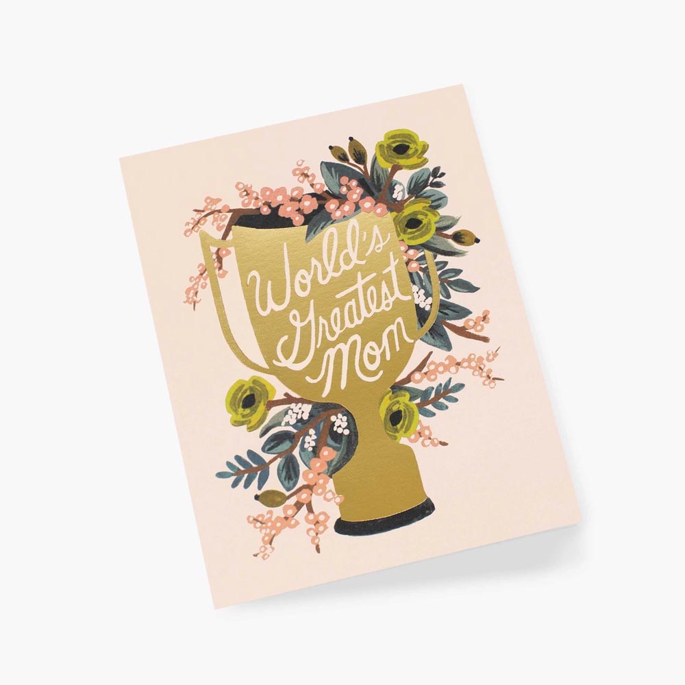 World's Greatest Mom Mother's Day Postcard - Rifle Paper