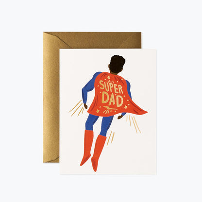 Tarjeta Postal Día del Padre -Soaring Super Dad - Rifle Paper Co