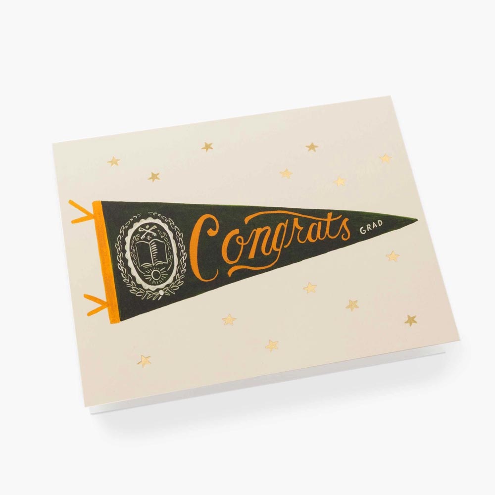 Greeting Card - Congrats Pennant - Rifle Paper Co