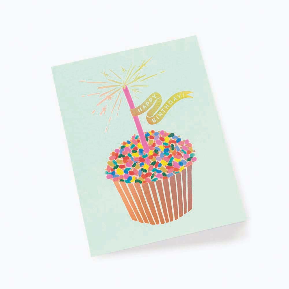 Tarjeta felicitación cumpleaños Cupcakes Birthday - Rifle Paper