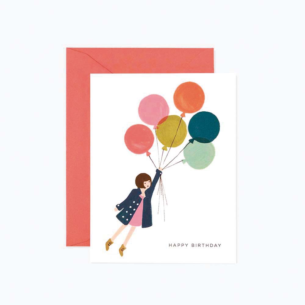 Tarjeta felicitación cumpleaños Fly Away Birthday Card