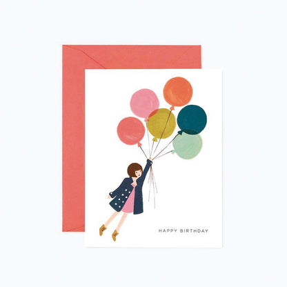 Targeta felicitació aniversari Fly Away Birthday Card