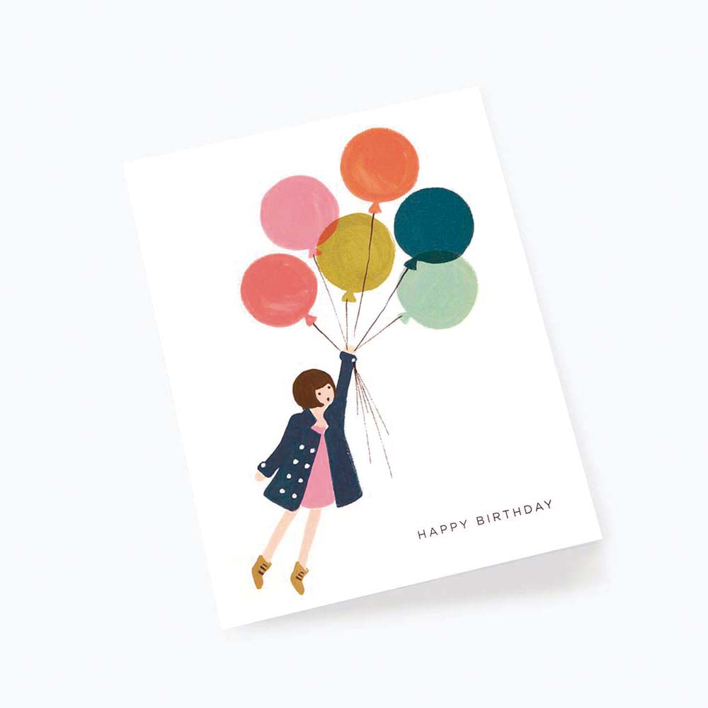 Tarjeta felicitación cumpleaños Fly Away Birthday Card