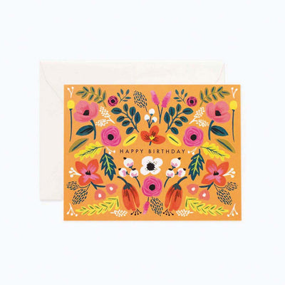 Tarjeta felicitación cumpleaños Folk Birthday Card - Rifle Paper