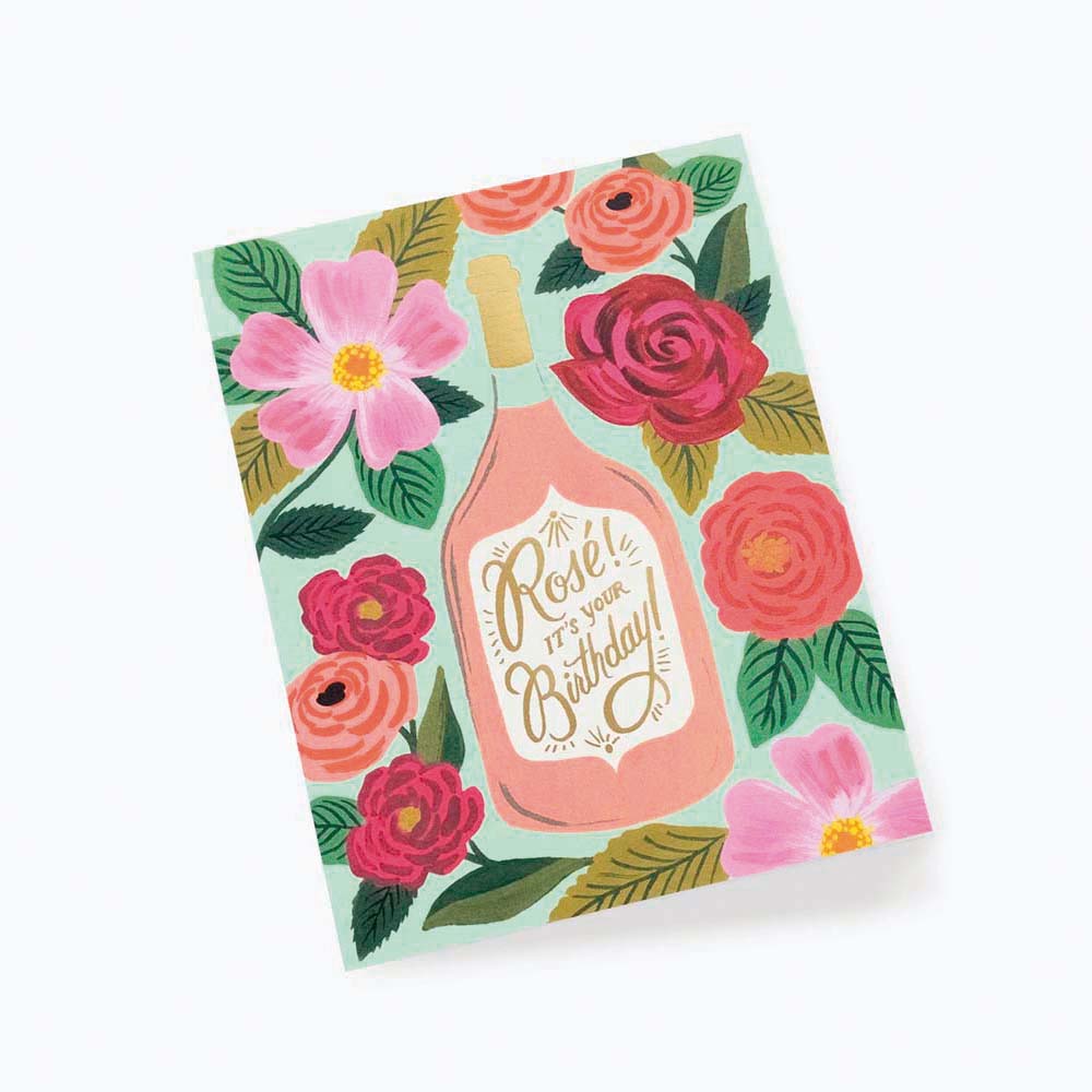 Tarjeta felicitación cumpleaños Rosé It's Your Birthday - Rifle Paper
