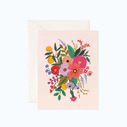 Targeta Postal Flors Rosa Pàl·lid Garden Party Blush - Rifle Paper