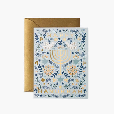 Hanukkah Menorah Postcard - Rifle Paper Co