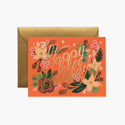 Postal Nadal Poinsettia - Rifle Paper Co