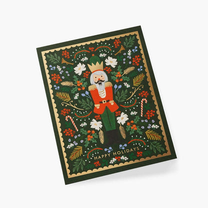 Postal Navidad Evergreen Nutcracker - Rifle Paper Co