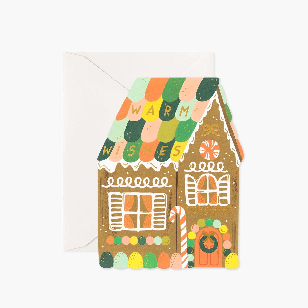 Postal Navidad Gingerbread House - Rifle Paper Co