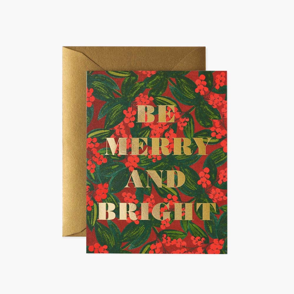 Postal Navidad Merry Berry