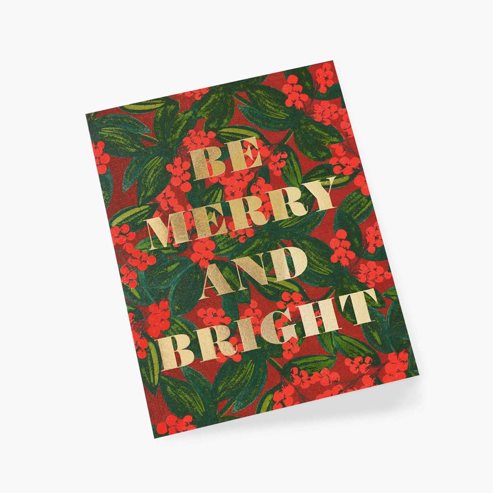 Postal Navidad Merry Berry