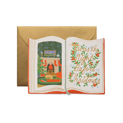 Night Before Christmas Christmas Postcard - Rifle Paper Co