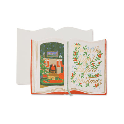 Night Before Christmas Christmas Postcard - Rifle Paper Co