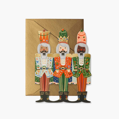 Nutcracker Brigade Christmas Postcard - Rifle Paper Co