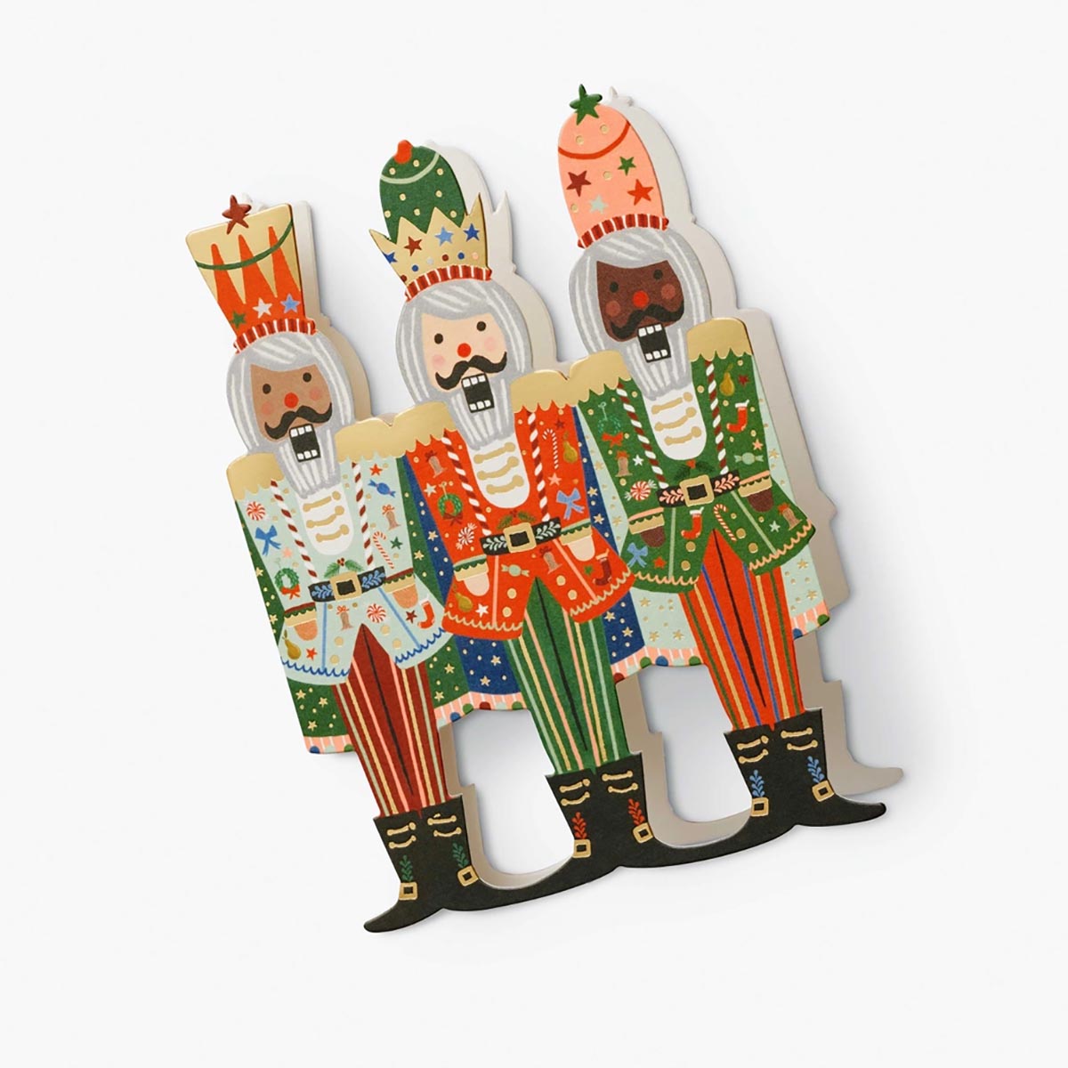 Nutcracker Brigade Christmas Postcard - Rifle Paper Co