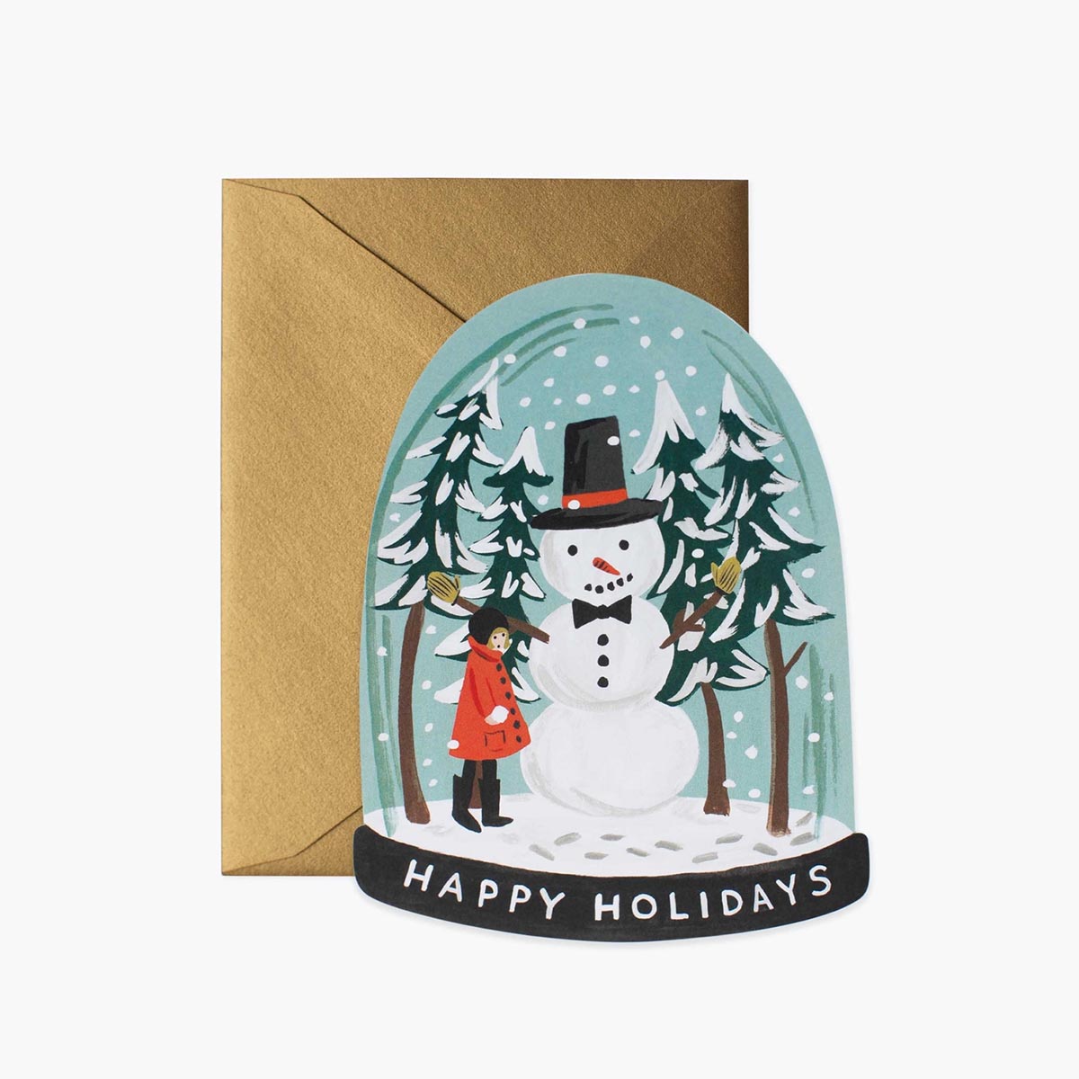 Postal Nadal Snow Globe