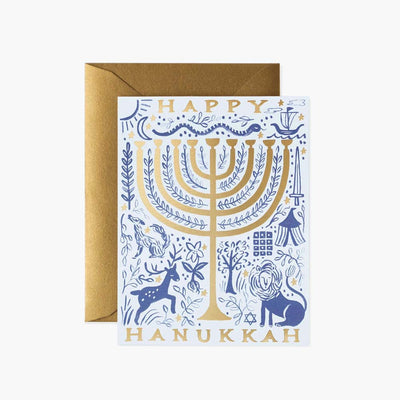 Twelve Tribes Menorah Postcard