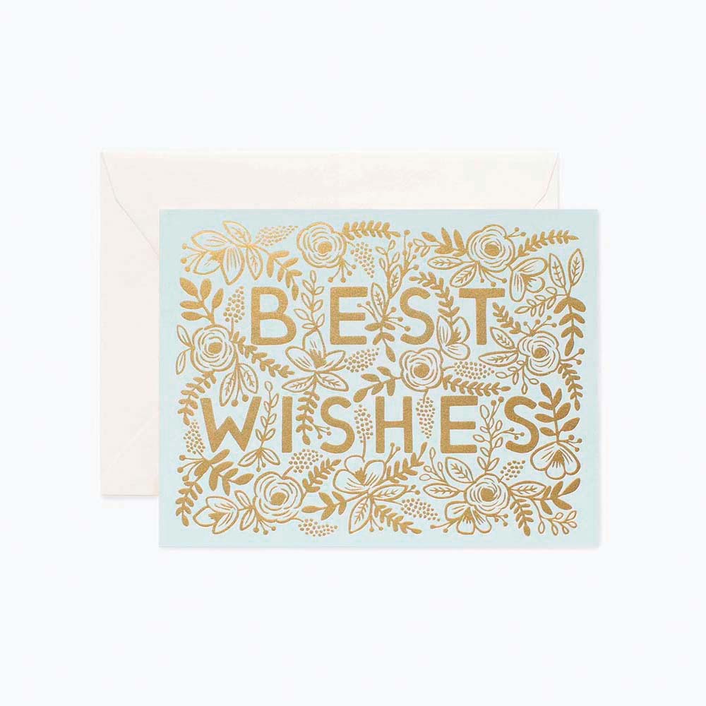 Wedding/Anniversary Congratulations Postcard - Champagne Tower - Rifle Paper