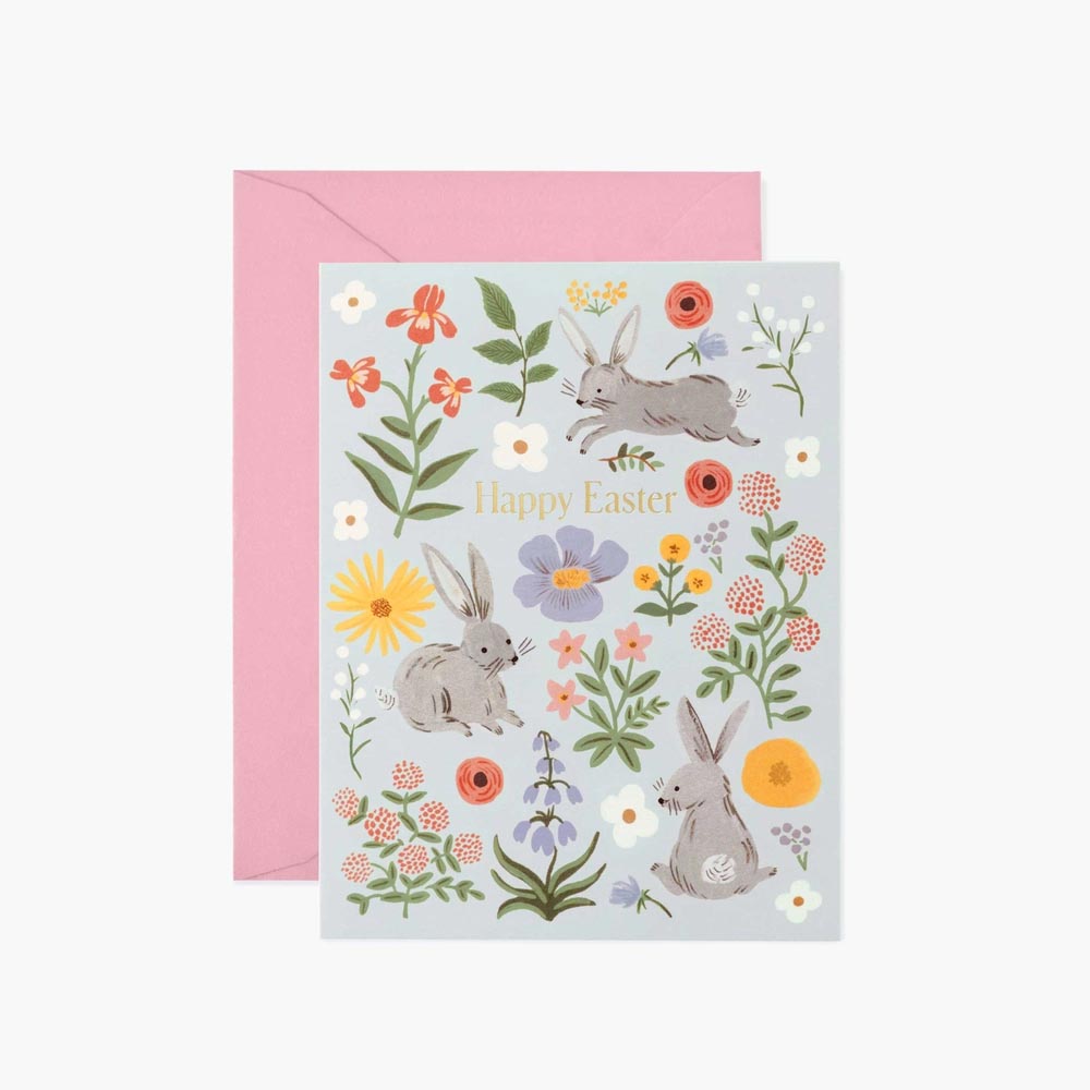Targeta postal Pasqua - Easter Bunny Fields - Rifle Paper Co