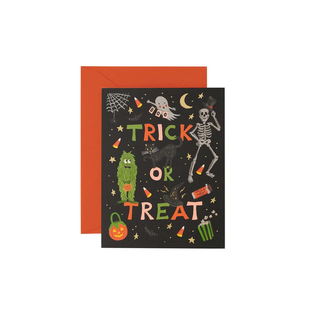 Tarjeta postal Halloween Parade - Rifle Paper Co