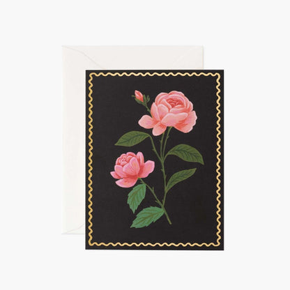 Tarjeta Postal Rosa - Pink Rose - Rifle Paper Co