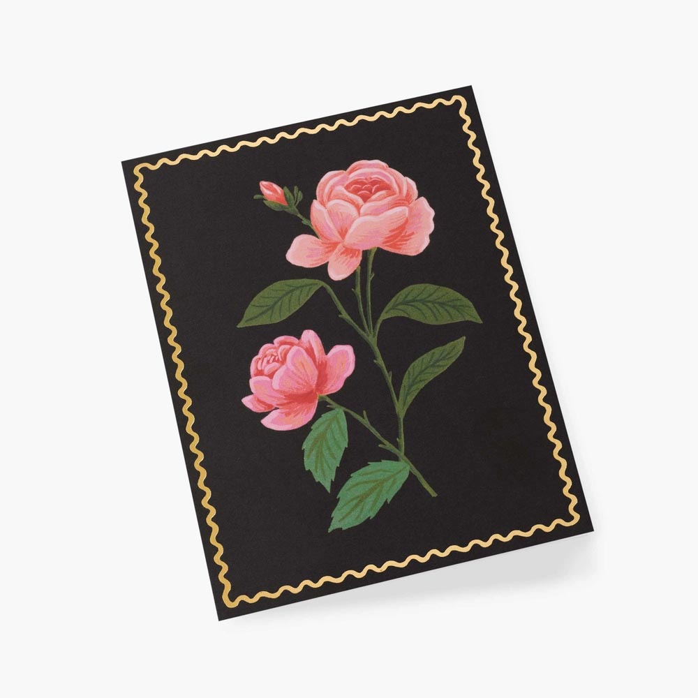 Tarjeta Postal Rosa - Pink Rose - Rifle Paper Co