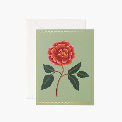 Tarjeta Postal Rosa Escarlata - Scarlet Rose - Rifle Paper Co