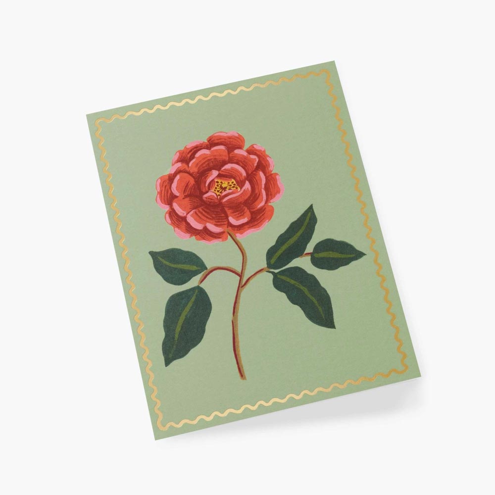 Targeta Postal Rosa Escarlata - Scarlet Rose - Rifle Paper Co
