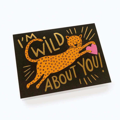Tarjeta Postal amor Wild About You - Rifle Paper