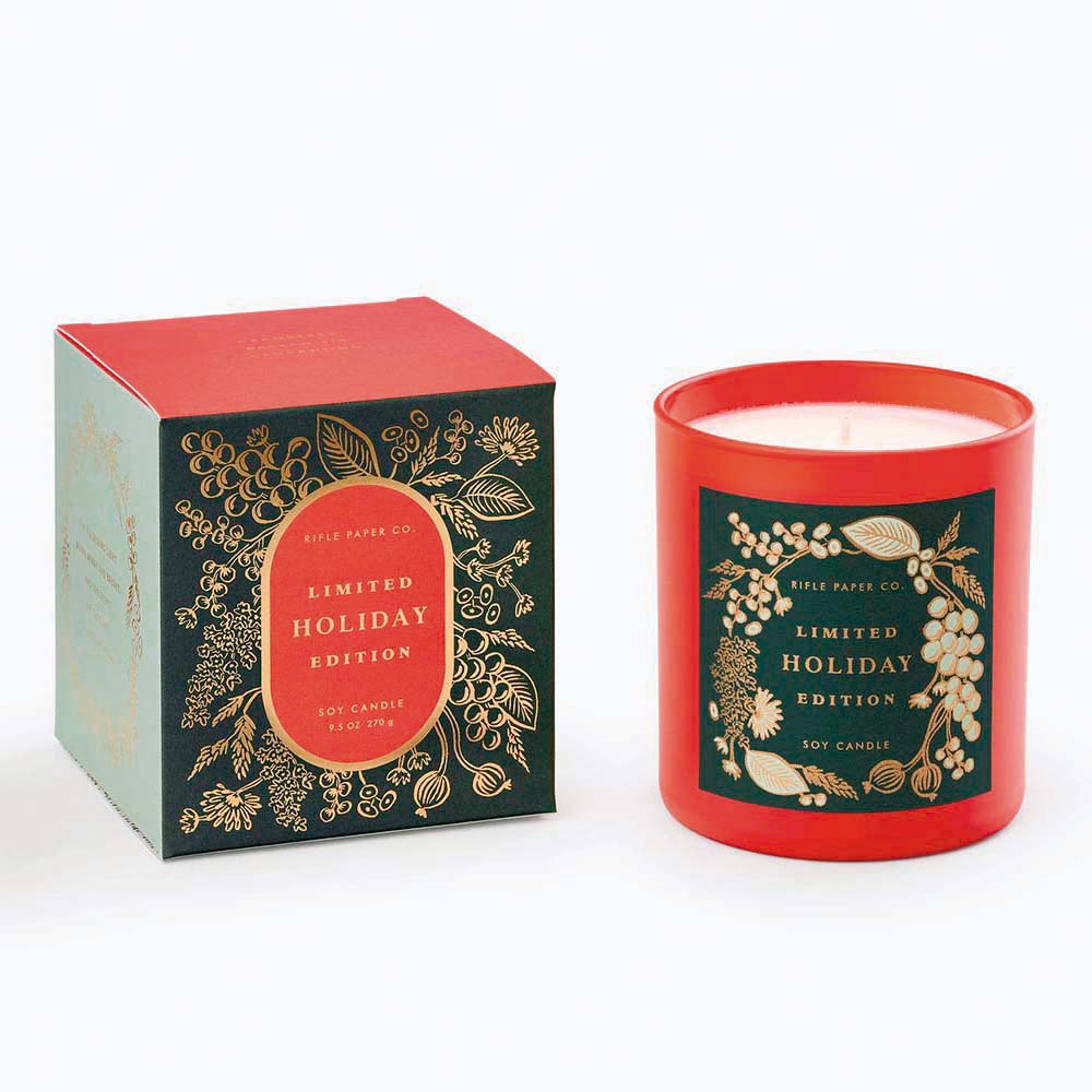 Vela perfumada Holiday - 85 gm - Rifle Paper Co.
