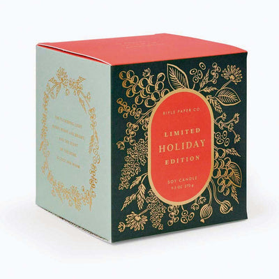 Vela perfumada Holiday - 85 gm - Rifle Paper Co.