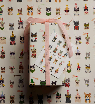 Papel de regalo Party Cats - Rifle Paper Co.