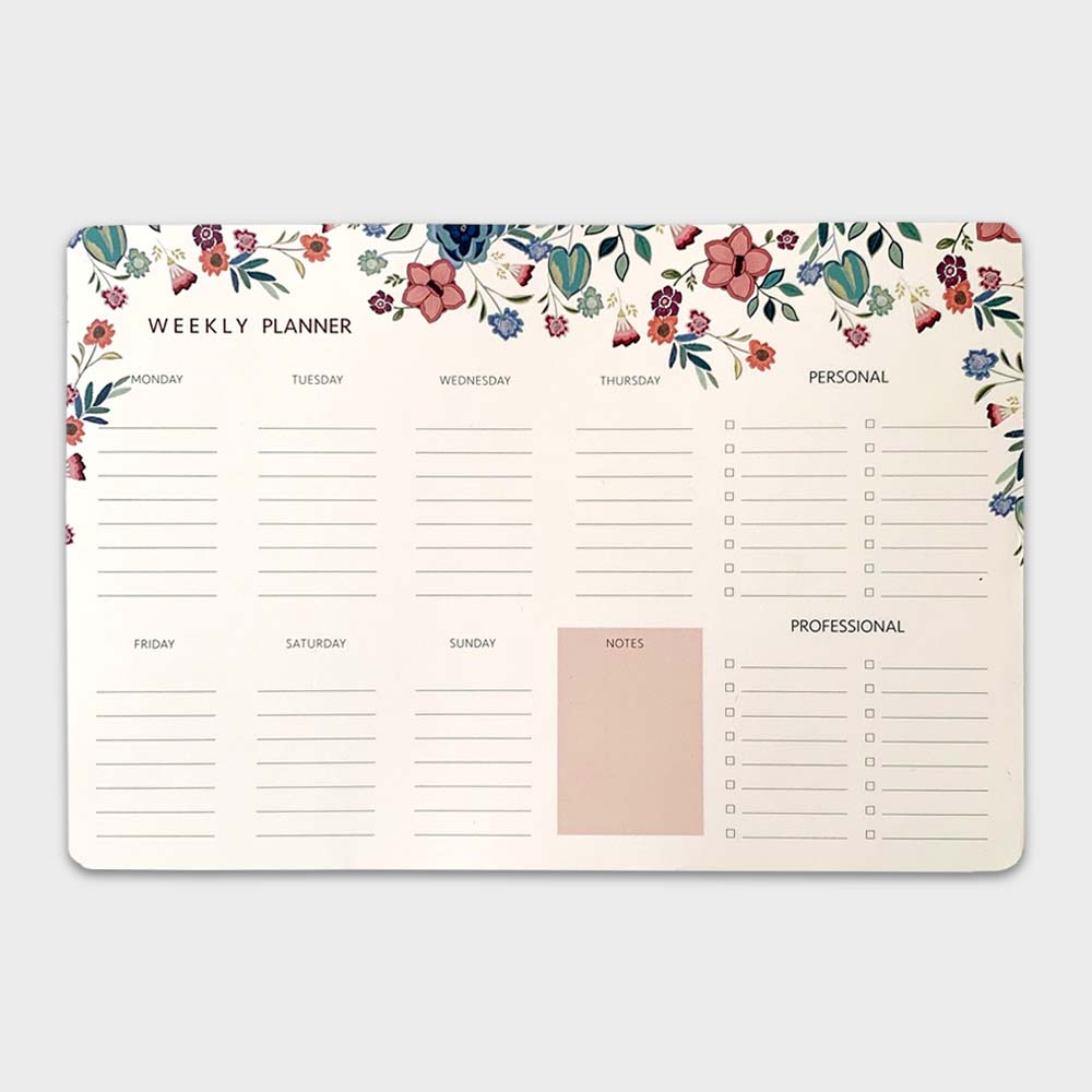 Planificador semanal Bloom