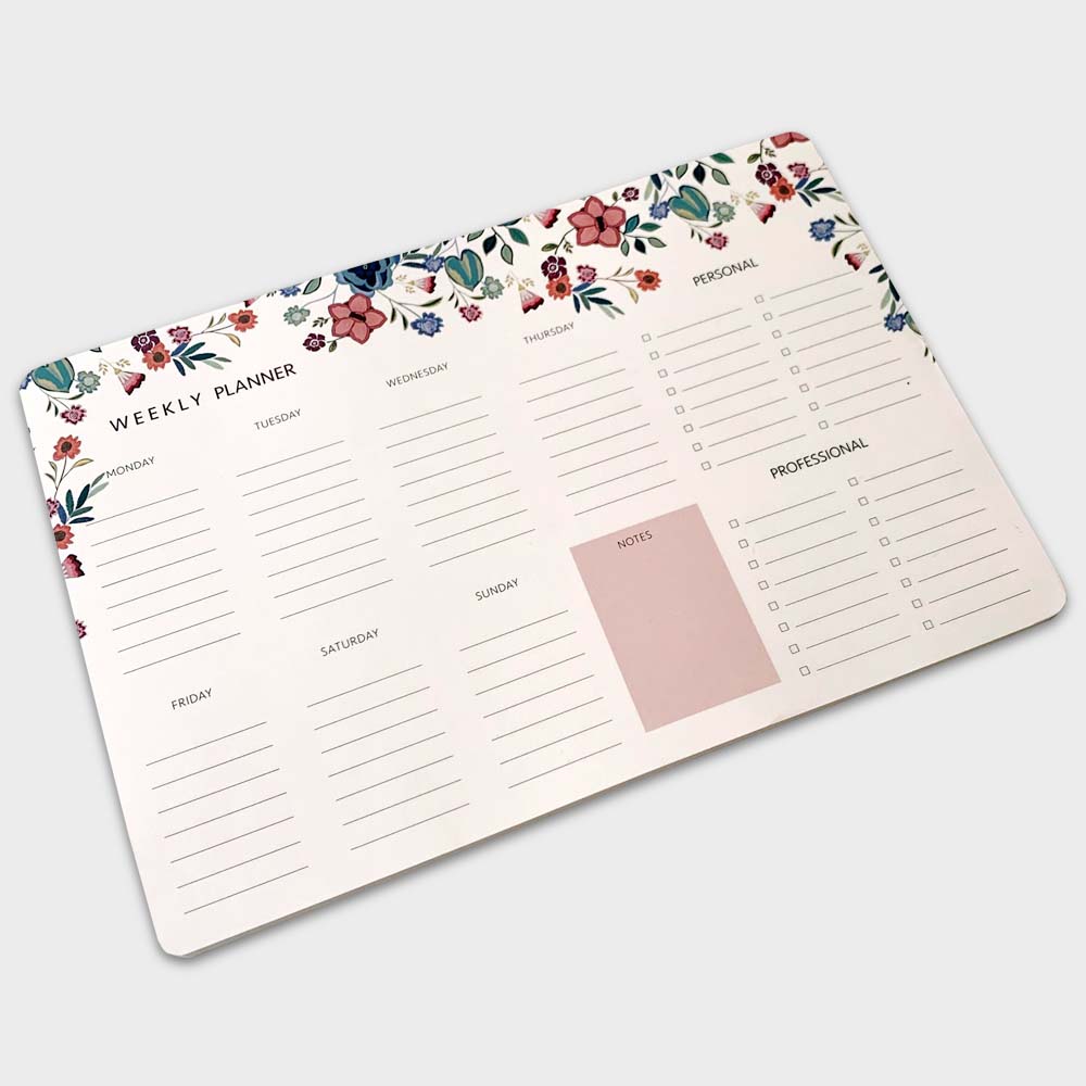 Planificador semanal Bloom