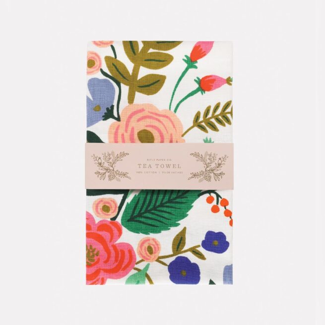 mantel-para-el-tea-rifle-paper-floral-vines-tea-towel