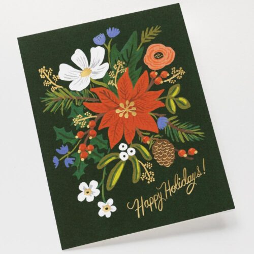 postal-navidad-rifle-paper-holiday-bouquet-gcx048-detalle